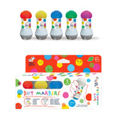 Marcadores Dot 5 Colores Fuertes