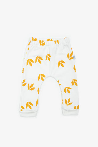 Pantalón Estampado Ambiental Hoja Ambar