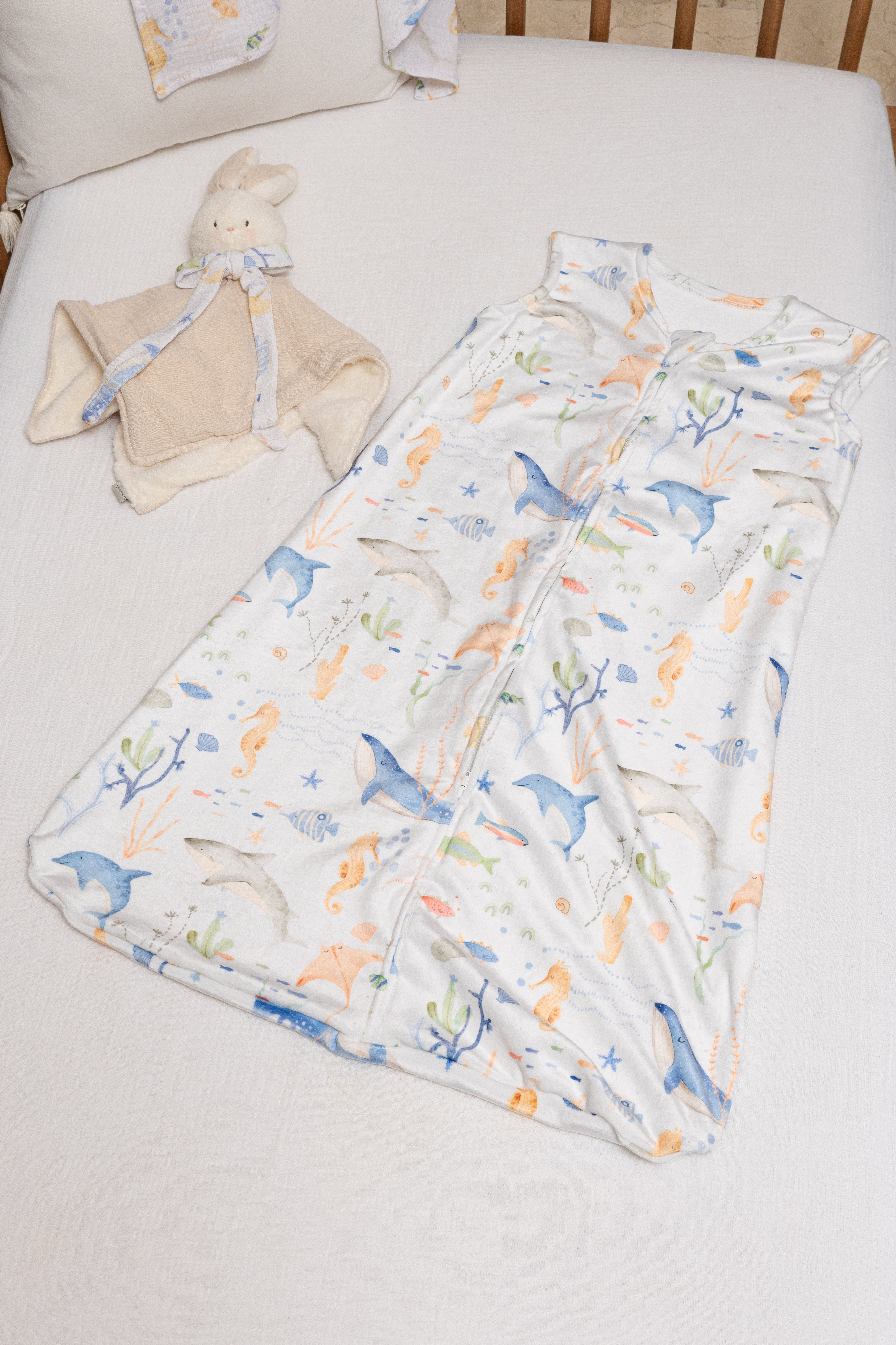 Saco de Dormir Velvet 0 - 12 meses - Mar (2)