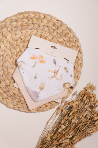 Baberos Muselina - Estampados Pack x 2 (2)