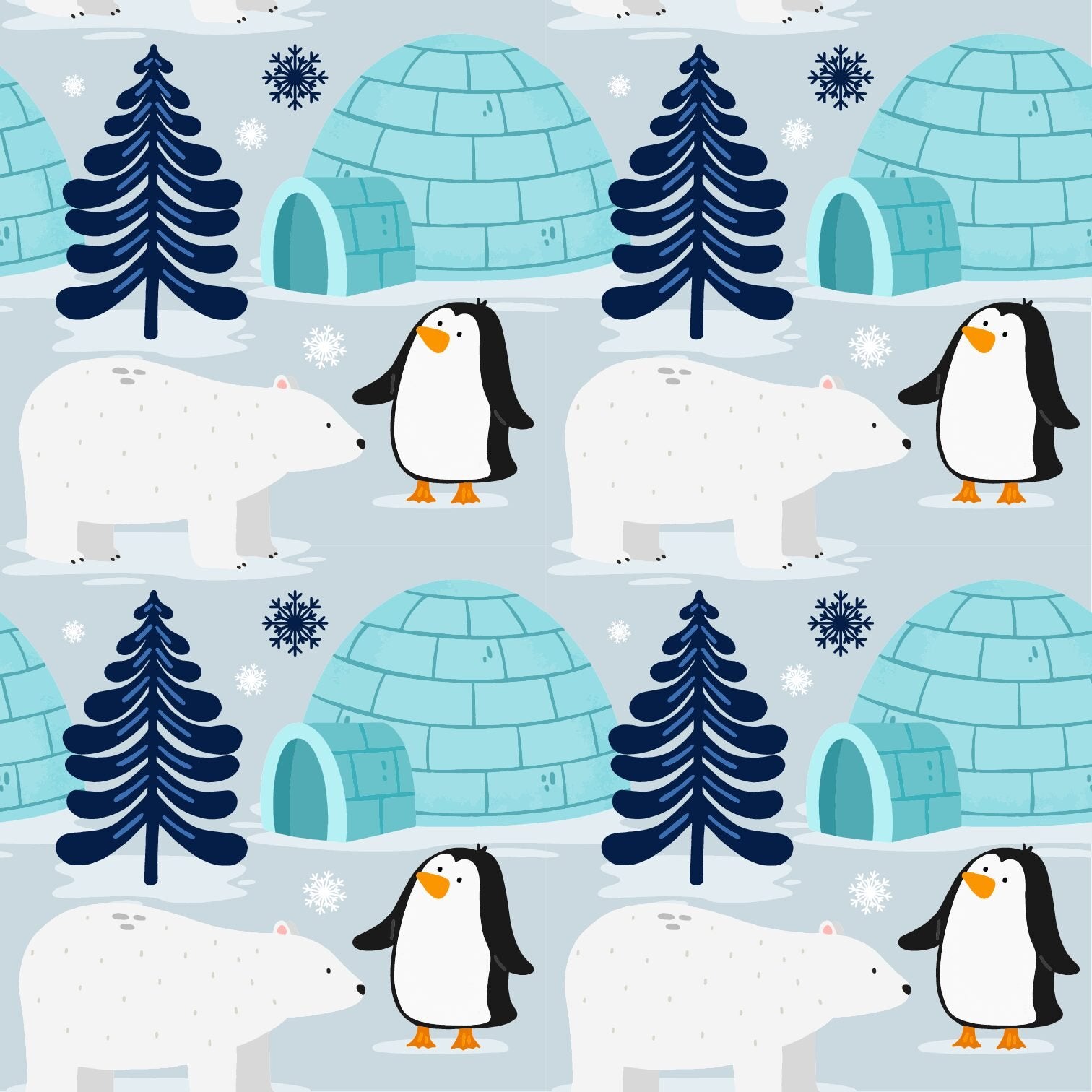 Pijama Enteriza Baby Pingüinos Velvet