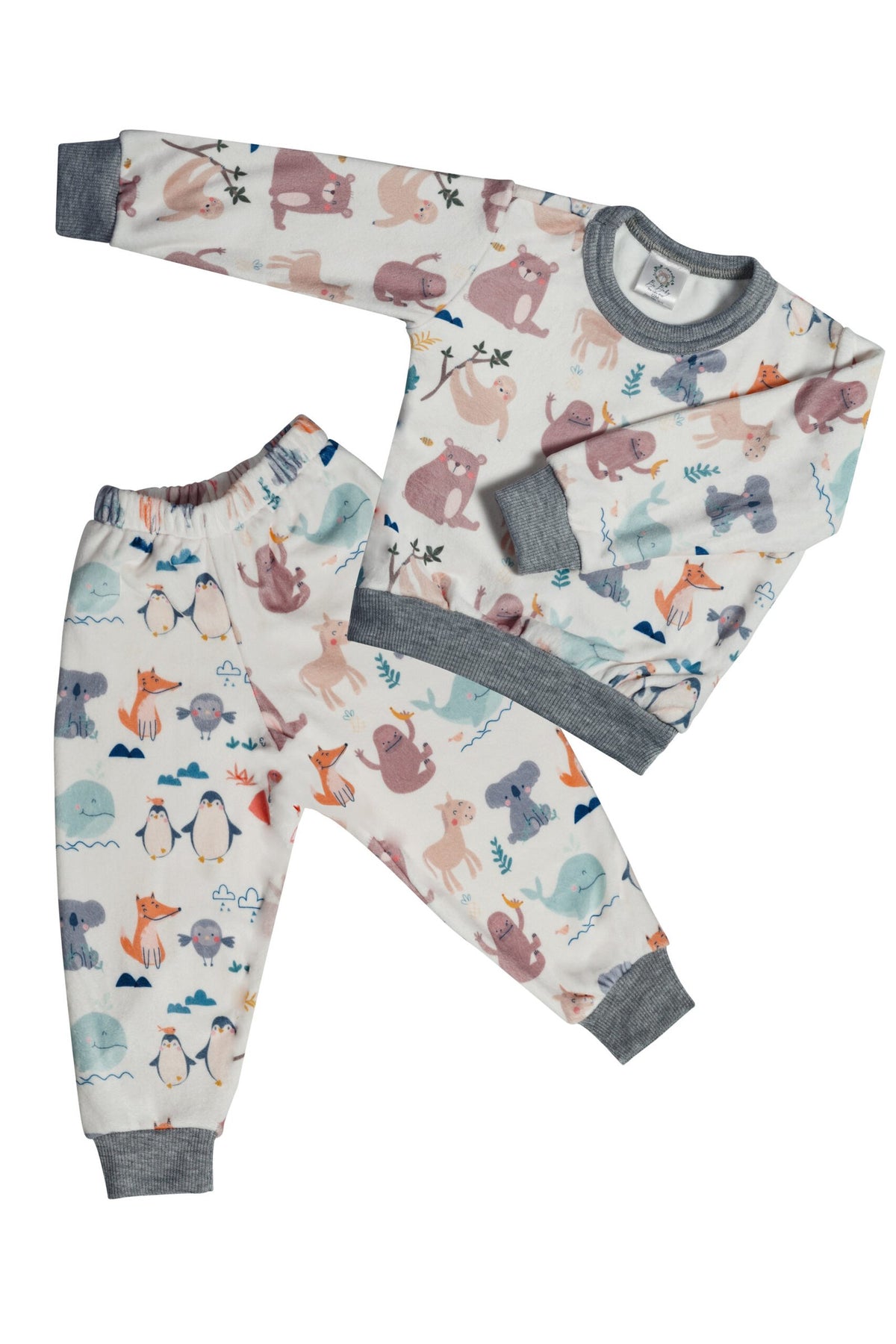 Pijama 2 Piezas Baby Animals Piel de Durazno