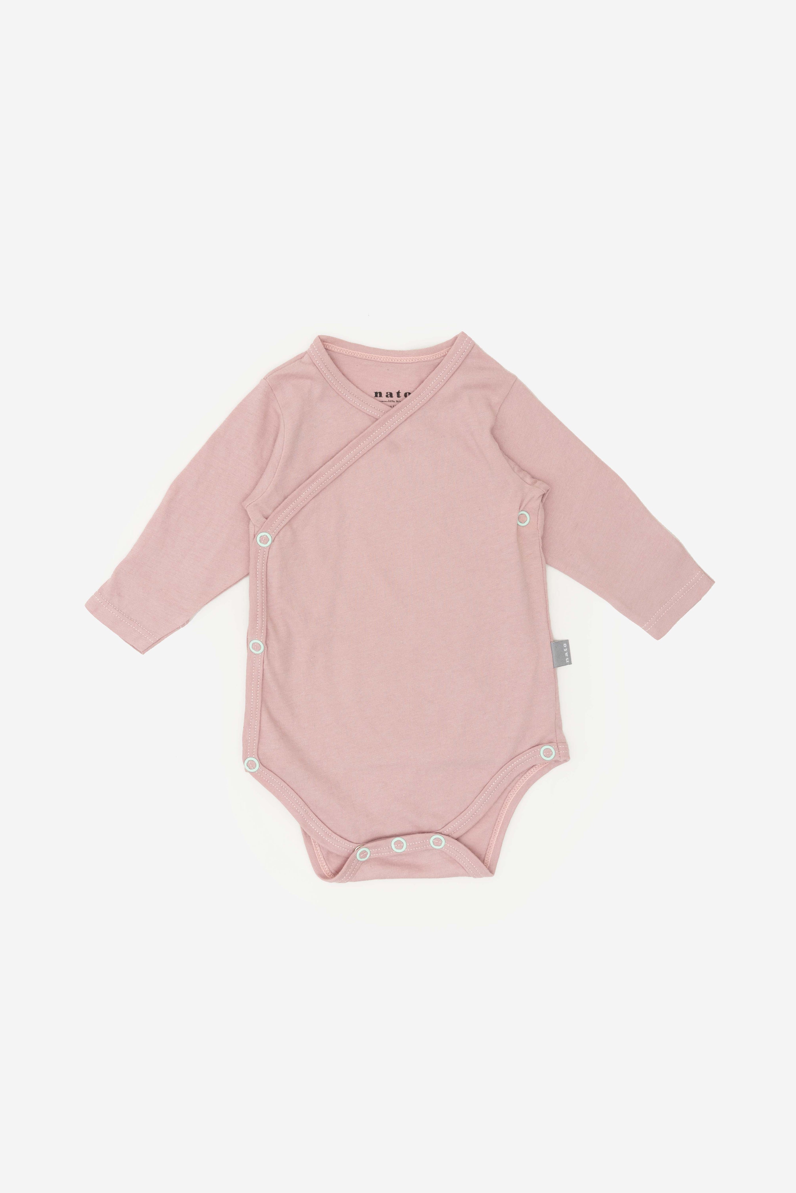 Body Kimono Manga Larga Palo de Rosa