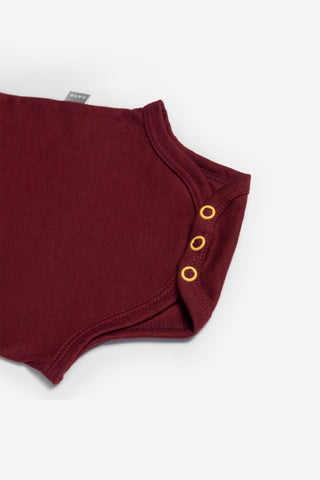 Body Manga Larga Unicolor Vinotinto