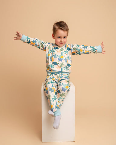 Pijama 2 Piezas Bebaby Dinos Piel de Durazno
