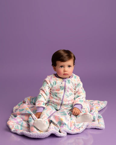 Pijama Enteriza Baby Flamingo Velvet
