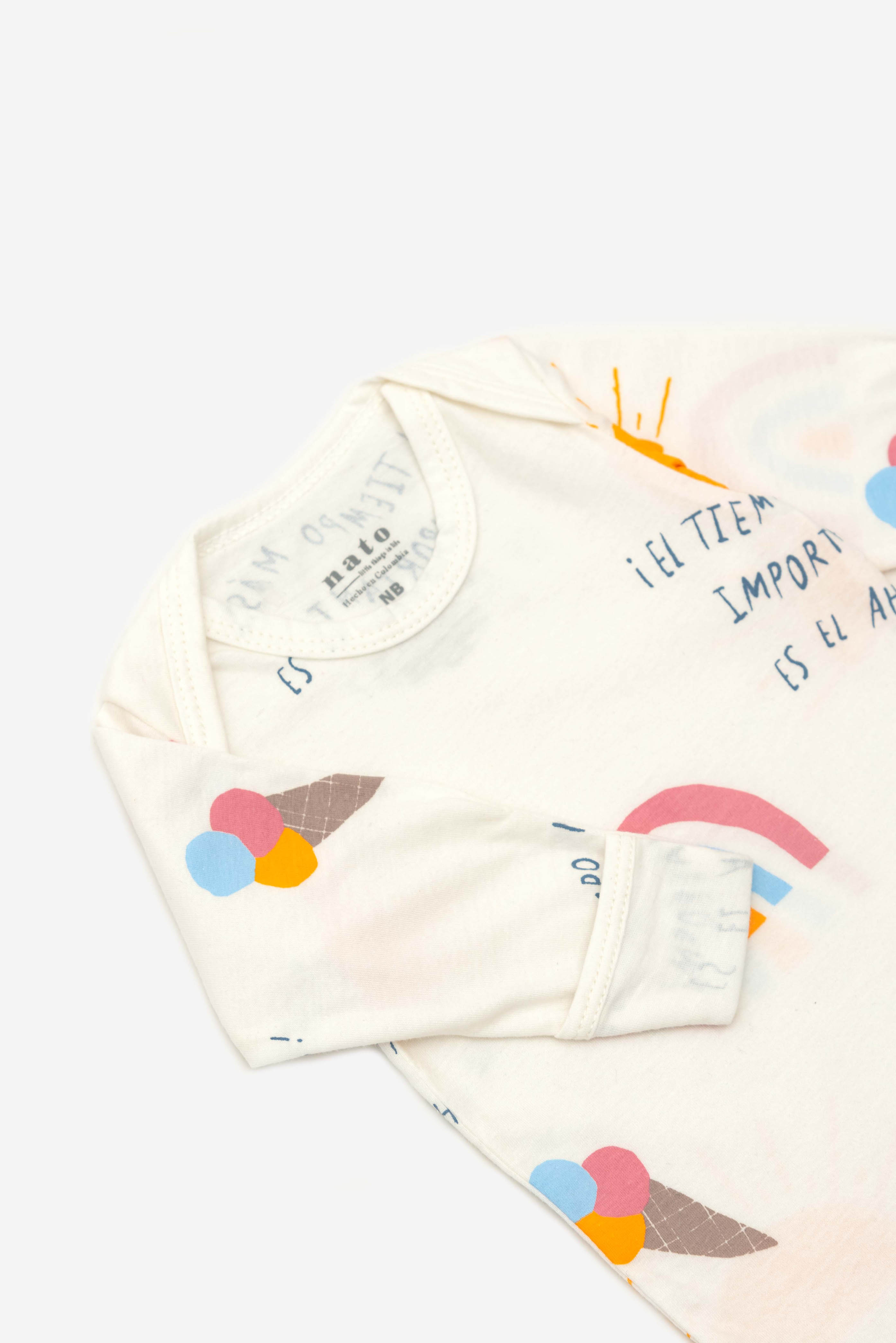 Body Manga Larga Tierra Helados Full & Frase