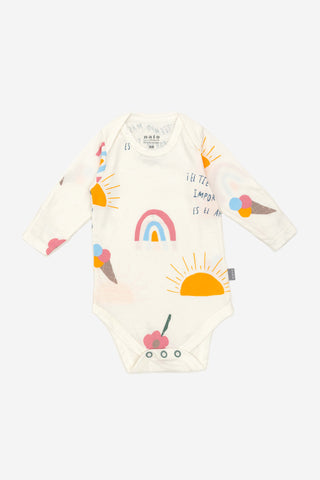 Body Manga Larga Tierra Helados Full & Frase