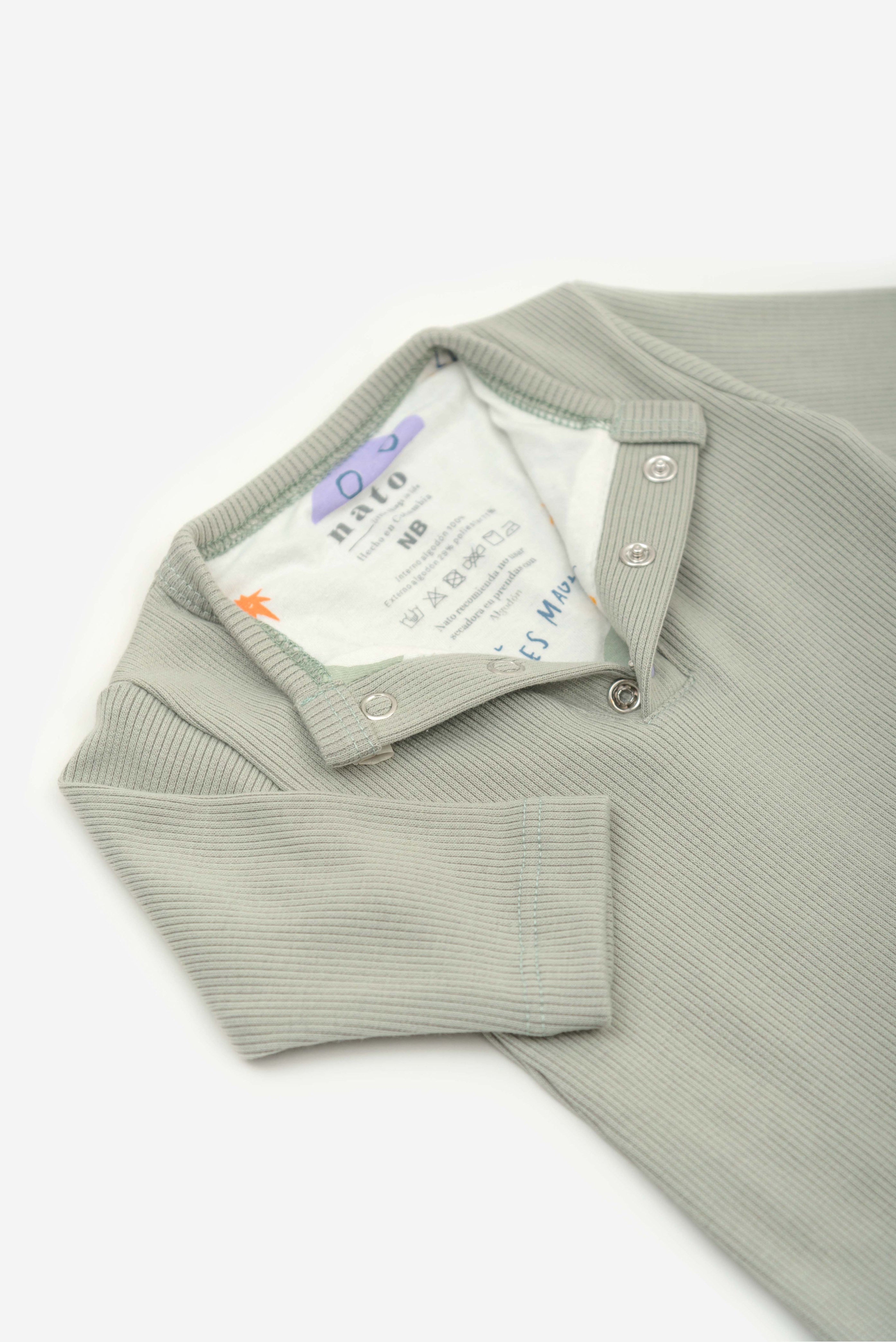 Pijama Jumper Aire Cohetes Verde Pistacho