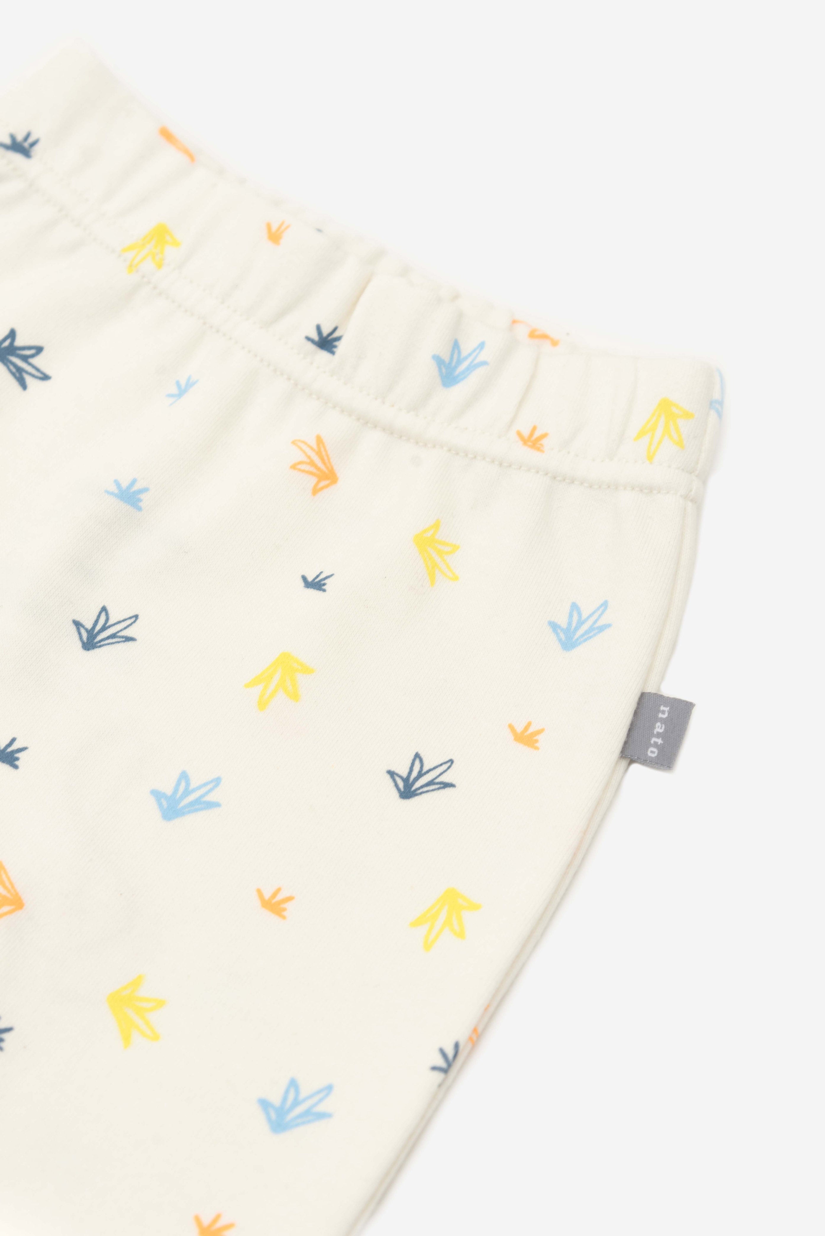 Pantalón Estampado Agua Hojas