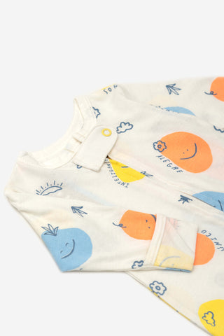 Pijama Básica Agua Caritas Full