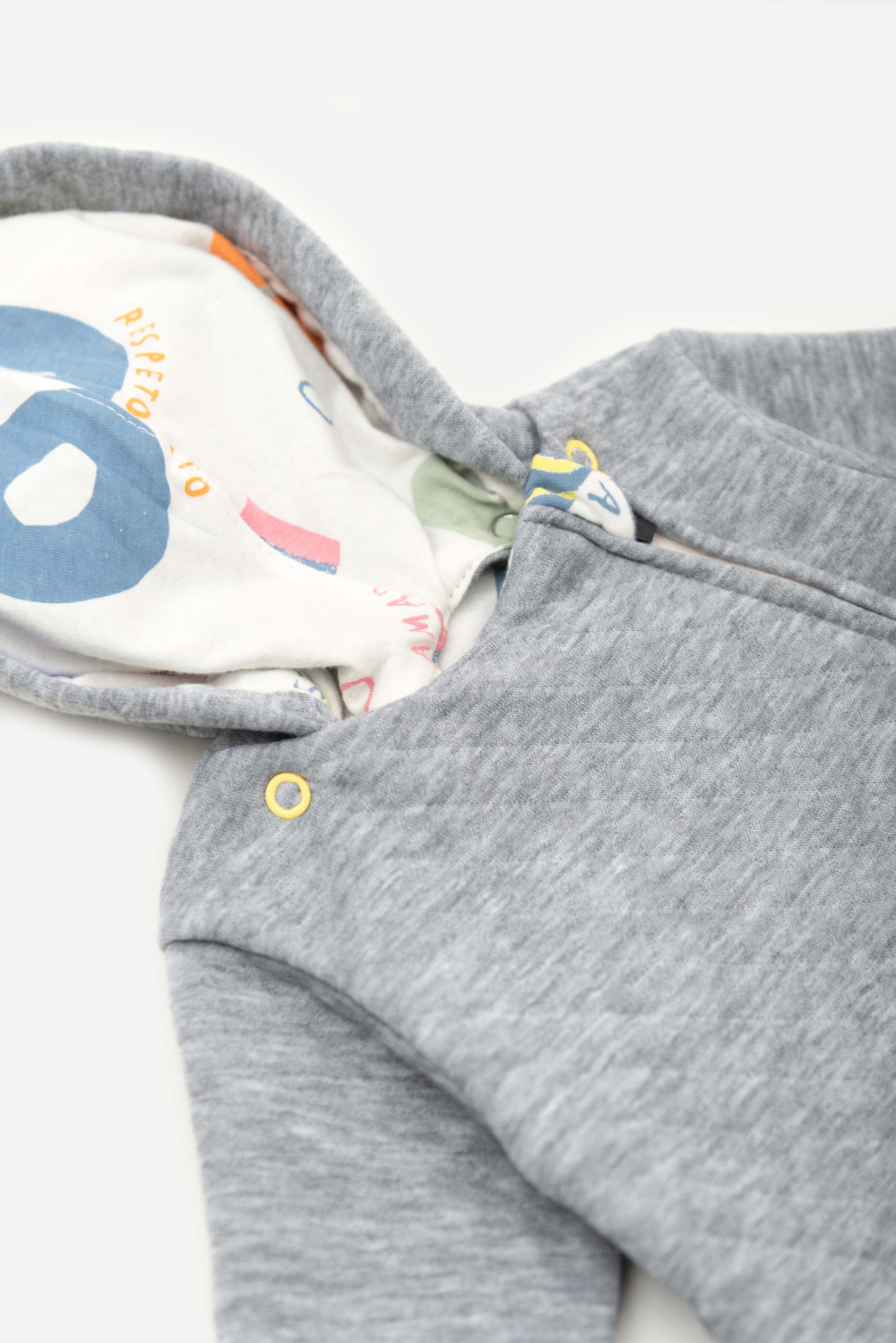 Pijama Talego Fuego Figuras Gris