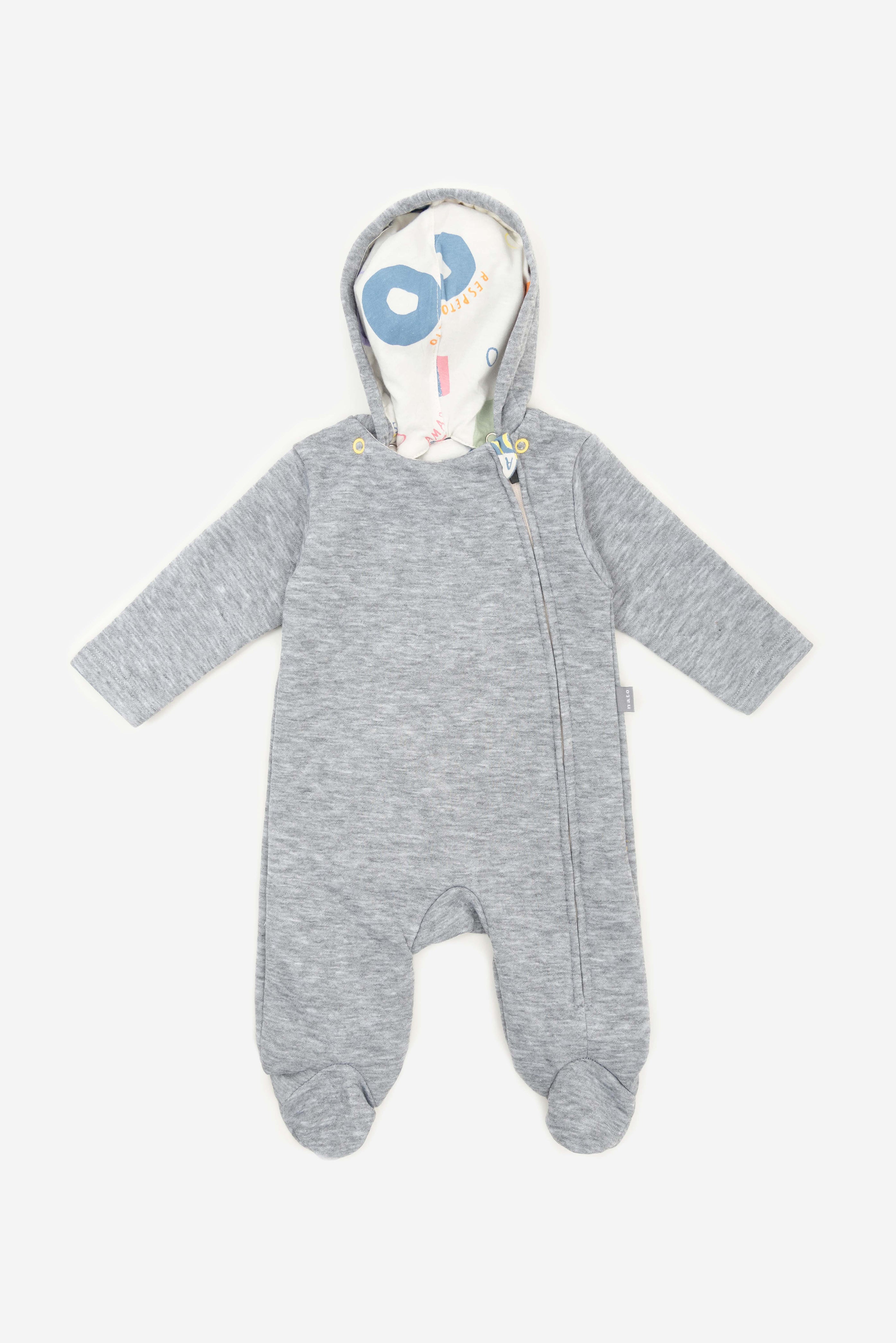 Pijama Talego Fuego Figuras Gris