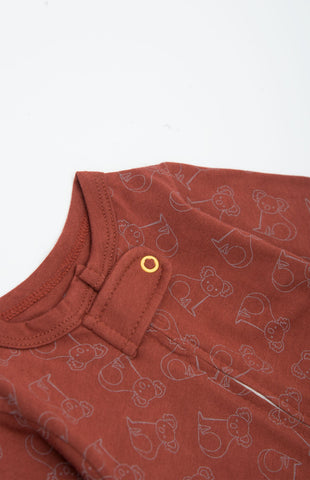 Pijama Básica Ambiental Terracota Koala