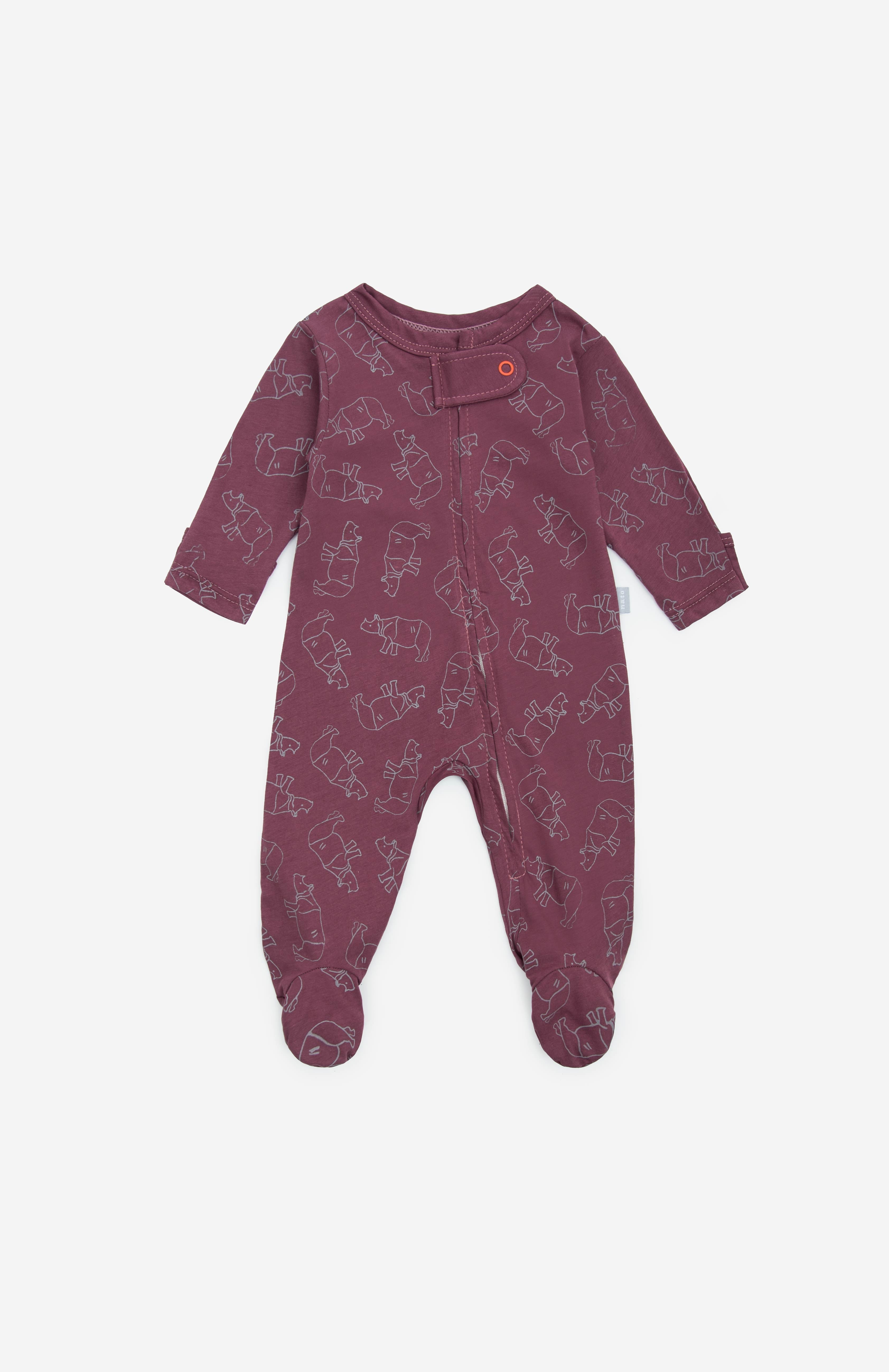 Pijama Básica Ambiental Malva Rino