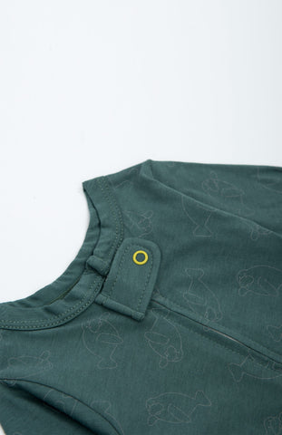 Pijama Básica Ambiental Verde Morsa