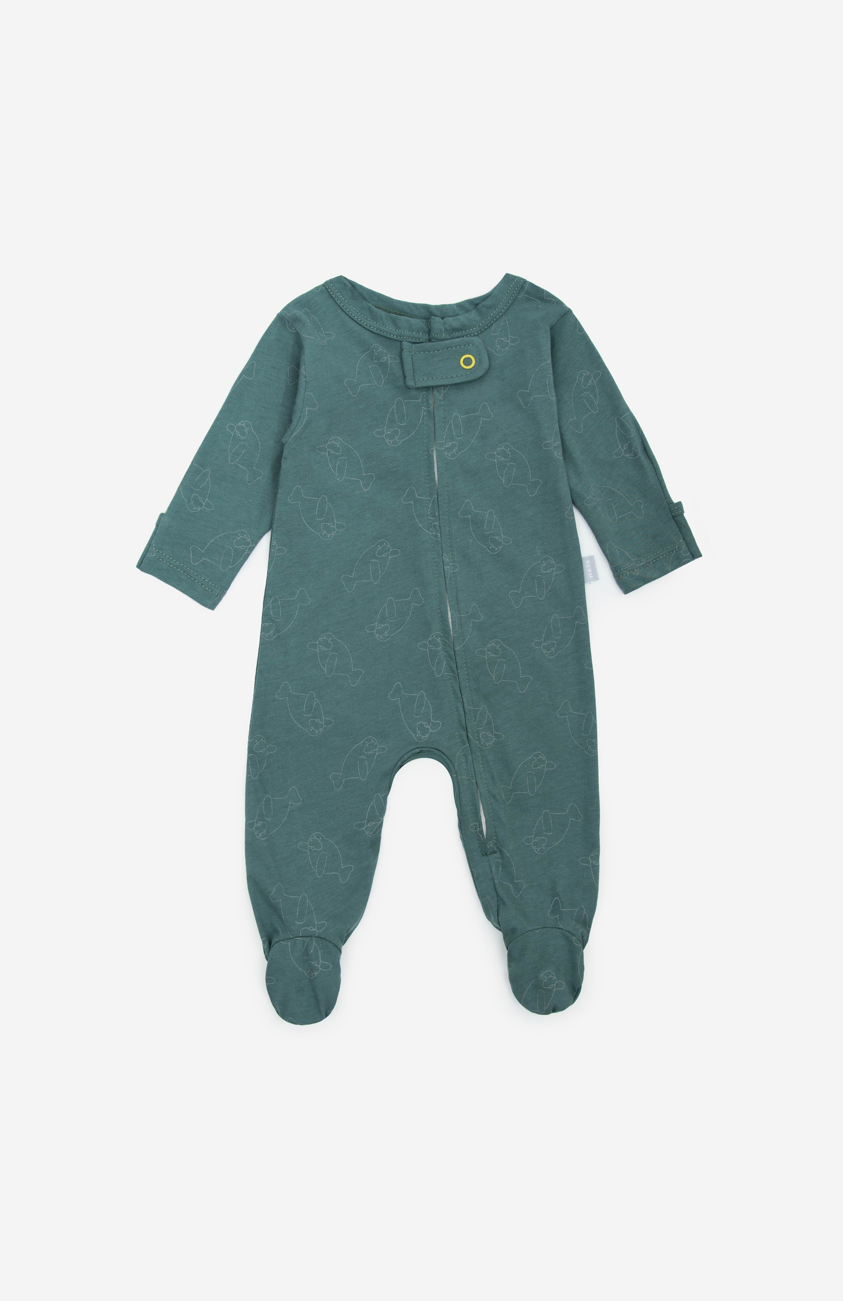 Pijama Básica Ambiental Verde Morsa