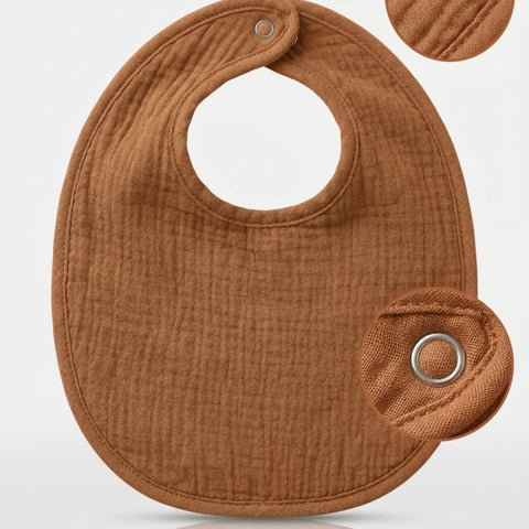 Babero de Muselina de Algodón Orgánico Ultra Absorbente - Personalizable