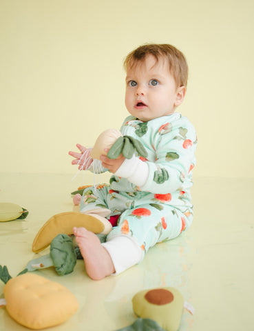 Sleeper Romper térmico Festa Veggie Blue